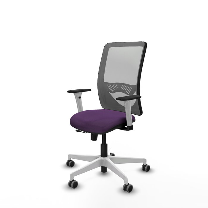 PIQUERAS Y CRESPO Silla de oficina Zulema Morada con Malla Gris PIQUERAS Y CRESPO Silla de oficina Zulema Morada con Malla Gris