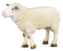 Collecta Oveja Réplica a Escala M 88008 de Animales Prehistóricos Pintada a Mano para Mayores de 3 Años