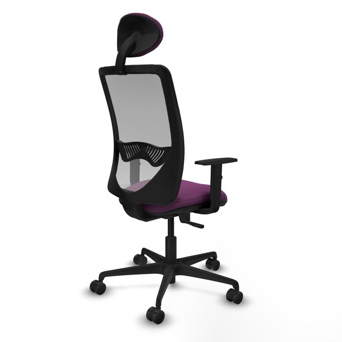 PIQUERAS Y CRESPO Silla de oficina Zulema con mecanismo Sincro, Morado y Gris PIQUERAS Y CRESPO Silla de oficina Zulema con mecanismo Sincro, Morado y Gris
