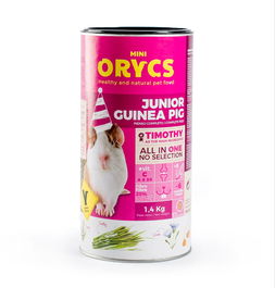 Miniorycs ORYCS Junior Cobaya 1,4kg Alimento Completo Vitaminas Heno Timothy