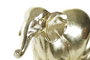 DKD Home Decor Figura de Elefante Dorado en Resina