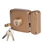 Ucem Cerradura de sobreponer 4125hb100d con acabado oro, mano derecha