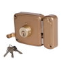Ucem Cerradura de sobreponer 1 punto 4125hb100d Derecha Hierro Barnizado Oro