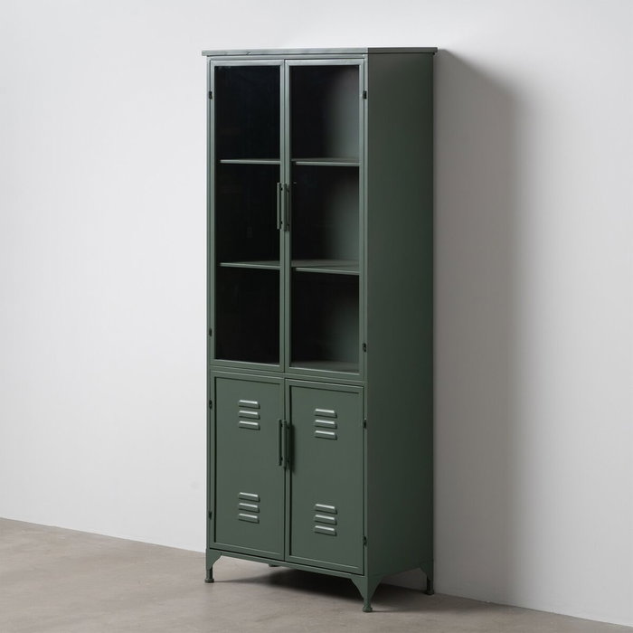 Ixia Vitrina Verde Menta Metal-Cristal 72 x 35 x 178 cm Ixia Vitrina Verde Menta Metal-Cristal 72 x 35 x 178 cm
