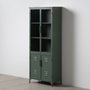 Ixia Vitrina Verde Menta Metal-Cristal 72 x 35 x 178 cm