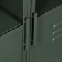 Ixia Vitrina Verde Menta Metal-Cristal 72 x 35 x 178 cm
