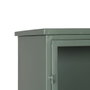 Ixia Vitrina Verde Menta Metal-Cristal 72 x 35 x 178 cm