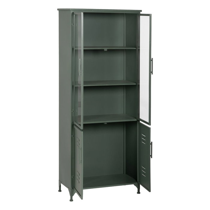 Ixia Vitrina Verde Menta Metal-Cristal 72 x 35 x 178 cm Ixia Vitrina Verde Menta Metal-Cristal 72 x 35 x 178 cm