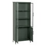 Ixia Vitrina Verde Menta Metal-Cristal 72 x 35 x 178 cm