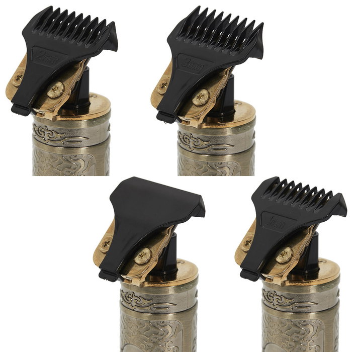 Cosmetic Club Máquina Cortar Pelo y Barba Recargable, Hoja de Acero Inoxidable para Barba, Bigote, Patillas, Corte Preciso