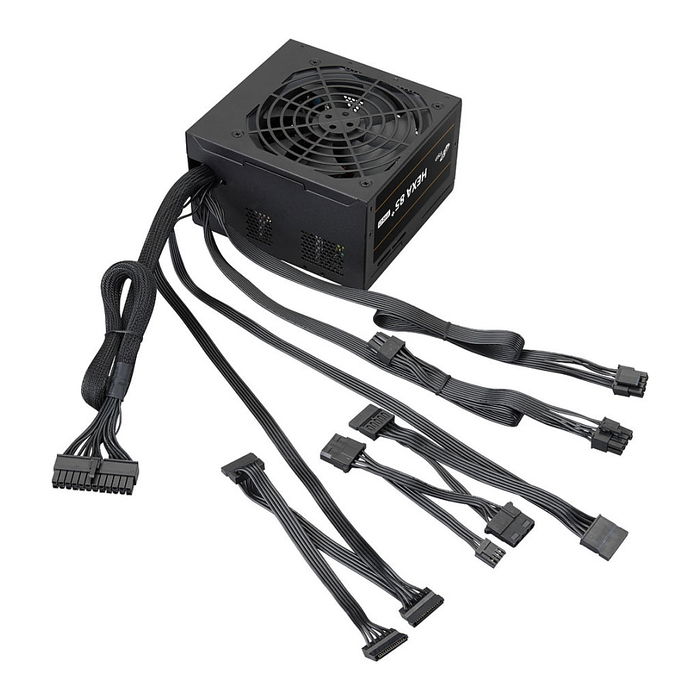 FSP Fortron Hexa 85+ Pro 550W Fuente de Alimentación ATX 80 Plus Bronze, 550 W, Negro, No Modular, Ventilador 120 mm