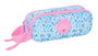 Portatodo Doble Vicky Martín Berrocal Paraíso Rosa Azul claro 21 x 8 x 6 cm