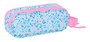 Portatodo Doble Vicky Martín Berrocal Paraíso Rosa Azul claro 21 x 8 x 6 cm