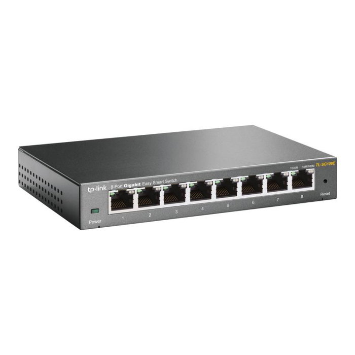 TP-Link TL-SG108E Switch Easy Smart de 8 Puertos Gigabit