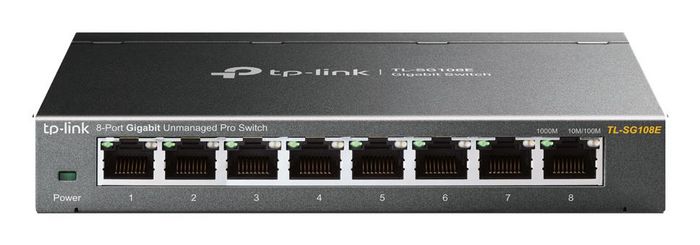 TP-Link Omada TL-SG108E Switch Gigabit Easy Smart de 8 puertos, 10/100/1000 Mbps, Jumbo Frame, MDI/MDIX TP-Link Omada TL-SG108E Switch Gigabit Easy Smart de 8 puertos, 10/100/1000 Mbps, Jumbo Frame, MDI/MDIX