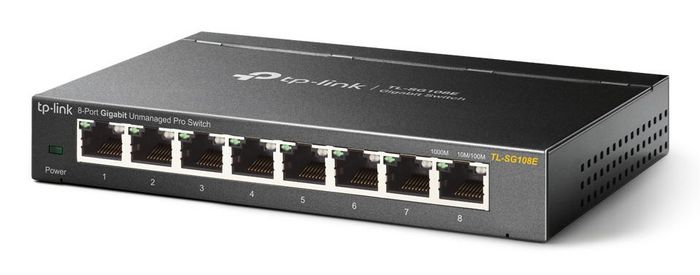 TP-Link Omada TL-SG108E Switch Gigabit Easy Smart de 8 puertos, 10/100/1000 Mbps, Jumbo Frame, MDI/MDIX TP-Link Omada TL-SG108E Switch Gigabit Easy Smart de 8 puertos, 10/100/1000 Mbps, Jumbo Frame, MDI/MDIX