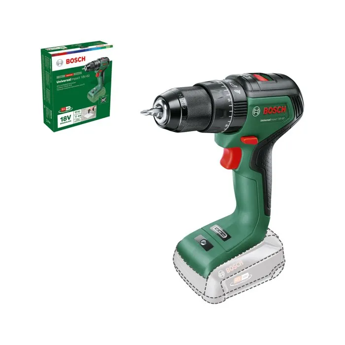 Bosch Taladro Atornillador UniversalImpact 18V (Sin Batería Ni Cargador) AUC4053423230871