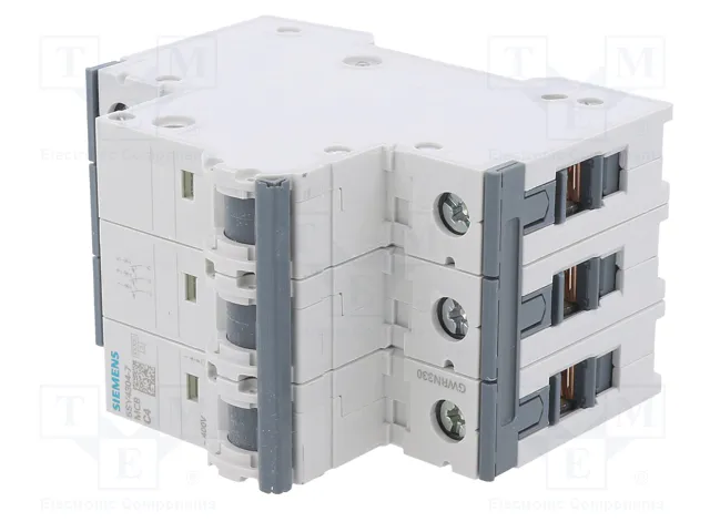 SIEMENS 5SY4304-7 Interruptor magnetotérmico 3 polos 4A 10kA