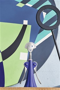 Alessi AM01 Anna G. Sacacorchos, Resina, Azul Oscuro