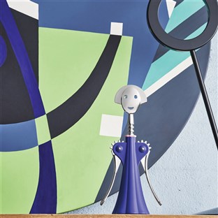 Alessi AM01 Anna G. Sacacorchos, Resina, Azul Oscuro