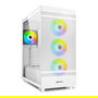 SHARKOON Midi C50 RGB White ATX Full Tower PC Blanco Vidrio Templado Iluminación RGB