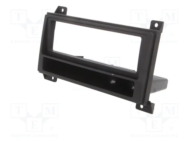 METRA Bastidor de montaje de radio 1 DIN para Dodge y Jeep, negro mate