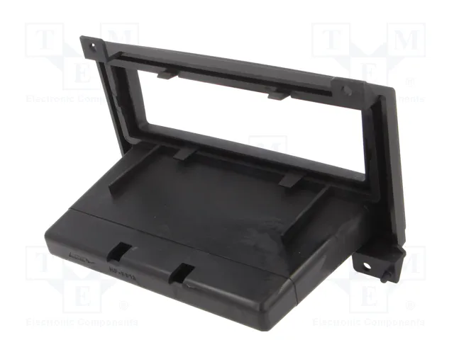 METRA Bastidor de montaje de radio 1 DIN para Dodge y Jeep, negro mate
