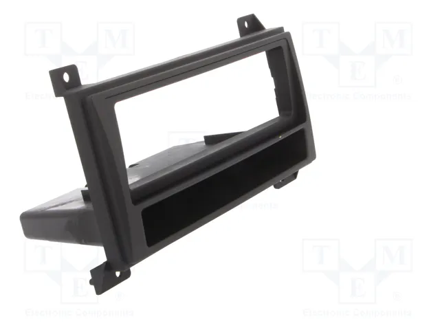 METRA Bastidor de montaje de radio 1 DIN para Dodge y Jeep, negro mate