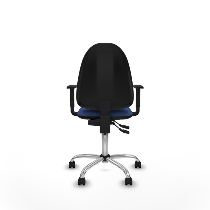 PIQUERAS Y CRESPO Silla de oficina Aýna Azul marino con Brazos 1D