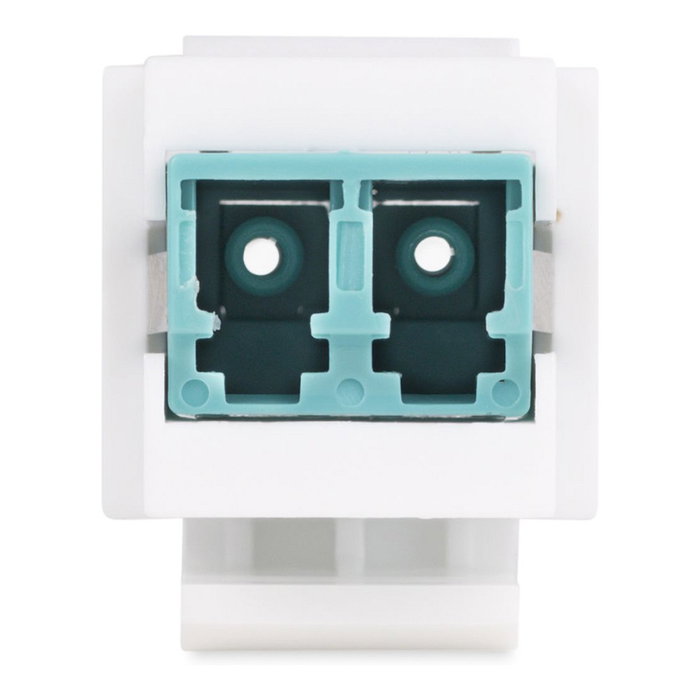 StarTech DMFKSLCLCCOUPLER Acoplador Keystone de Fibra LC a LC Blanco StarTech DMFKSLCLCCOUPLER Acoplador Keystone de Fibra LC a LC Blanco