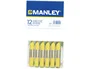 Manley Estuche de 12 Ceras Amarillo Claro n.4