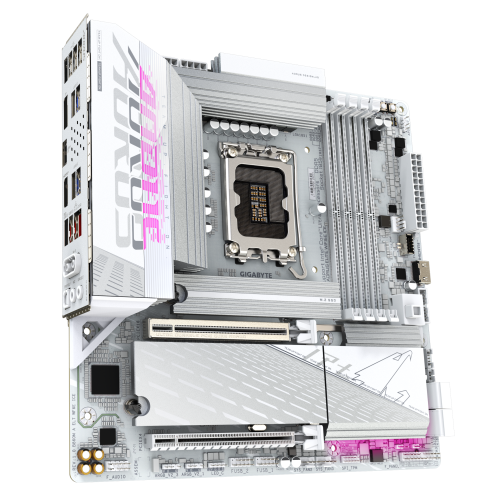 Gigabyte B860M AORUS ELITE WIFI6E ICE, Micro ATX, Intel B860, LGA 1851, DDR5