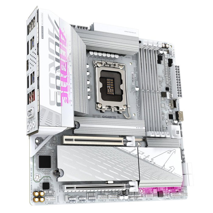 Gigabyte B860M AORUS ELITE WIFI6E ICE, Micro ATX, Intel B860, LGA 1851, DDR5
