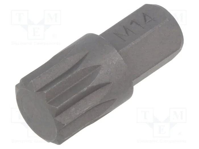 IRIMO Punta de destornillador spline (12 ángulos) XZN M14, toma 10 mm IRIMO Punta de destornillador spline (12 ángulos) XZN M14, toma 10 mm
