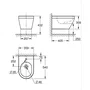 Grohe Bidé suspendido Euro Ceramic modelo GRO4067393021995, Porcelana vitrificada en Blanco