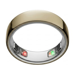 RingConn Smart Ring Gen2 Air para Mujer y Hombre - Wearable de Seguimiento de Sueño y Fitness - Frecuencia Cardíaca - Dorado Tamaño 11