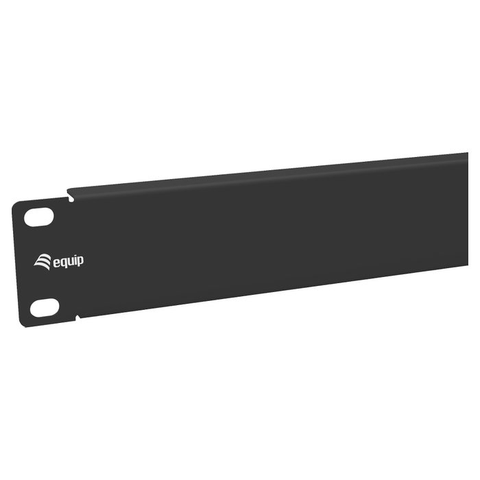 Equip Panel ciego 1U armario rack 10" color negro