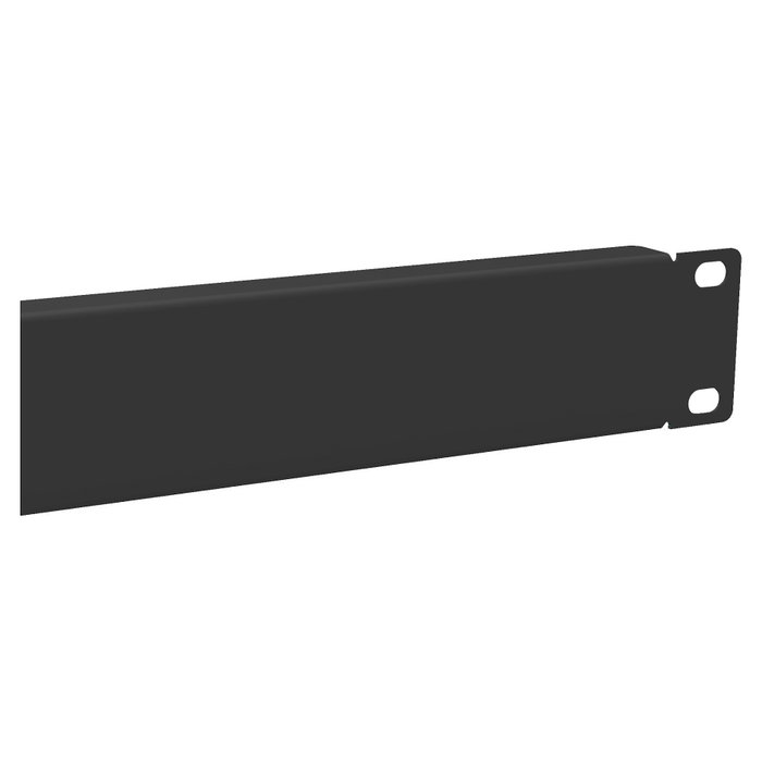Equip Panel ciego 1U armario rack 10" color negro