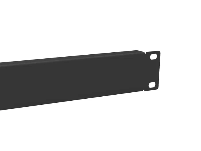 Equip 327530 Panel ciego para armario rack 1U, 10" (25,4 cm), color negro, acero, pieza individual, accesorio de bastidor