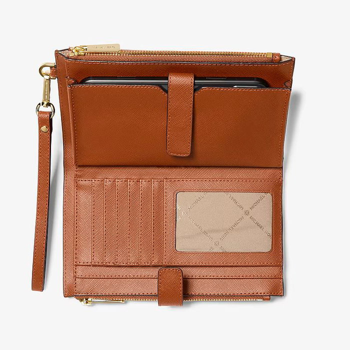 Michael Kors Cartera Jet Set Travel Marrón Lona 35F8GTVW0L-LUGGAGE