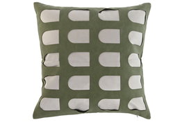 DKD Home Decor Cojín PU Verde 45x10x45