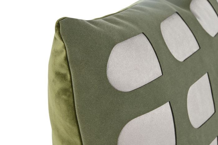 DKD Home Decor Cojín PU Verde 45x10x45