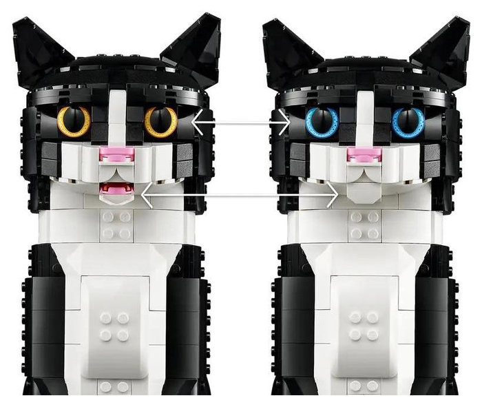 LEGO Ideas Gato Bicolor 21349