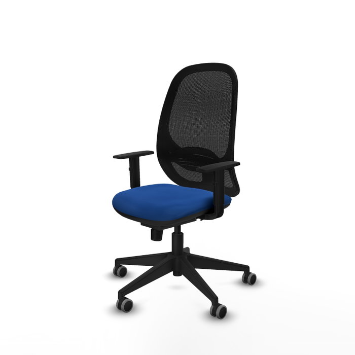 PIQUERAS Y CRESPO Silla de oficina Cilanco Azul con mecanismo Sincro PIQUERAS Y CRESPO Silla de oficina Cilanco Azul con mecanismo Sincro