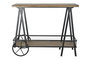 DKD Home Decor Consola Vintage Natural Negro 45 x 81 x 100 cm