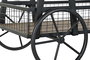 DKD Home Decor Consola Vintage Natural Negro 45 x 81 x 100 cm
