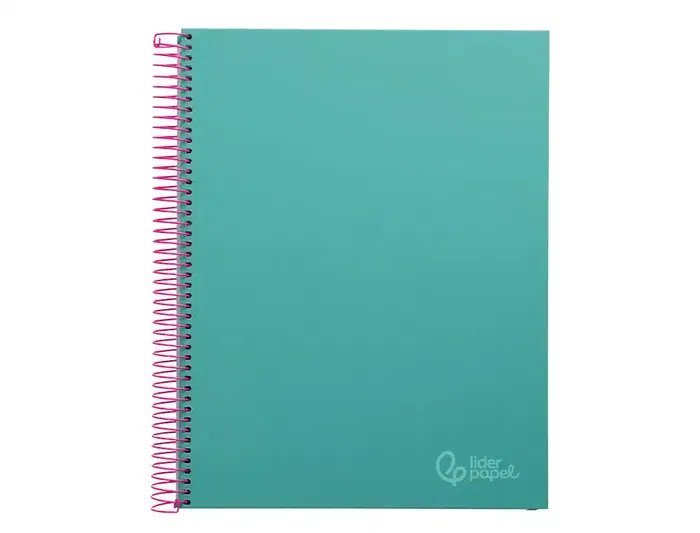 Liderpapel Cuaderno Espiral A4 Micro Jolly Tapa Forrada 140 Hojas Cuadro 5mm Turquesa