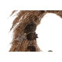 DKD Home Decor Corona de Flor Seca LED Natural 60x5x60, Surtido de 2