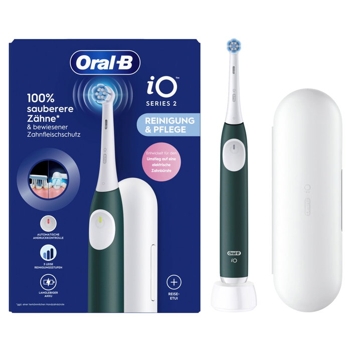 Oral-B iO Serie 2 Forest Green con Estuche de Viaje