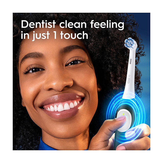 Oral-B iO Series 2 Cepillo de Dientes Eléctrico Recargable Forest Green con Estuche de Viaje, 3 Modos, Temporizador 2 Min, Sensor de Presión, 2 Cabezales